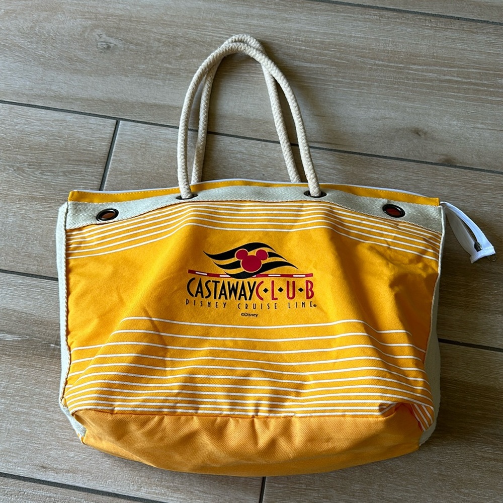 Disney Cruise Classic Castaway Club Tote EUC
